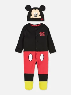 Set De Pijama Y Gorro De Mickey Mouse De Disney