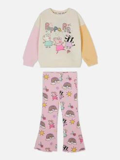 Set De Sudadera Y Leggings Acampanados De Peppa Pig