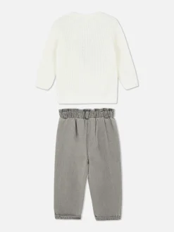 Set De Vaqueros Y Jersey De Punto De Disney