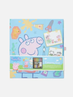 Set Para Colorear De Peppa Pig