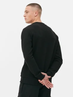 Sudadera Con Acolchado De Rombos