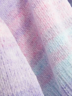 Sudadera Con Capucha De Punto Multicolor