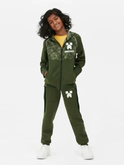 Sudadera Con Capucha Y Cremallera De Minecraft