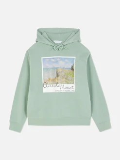 Sudadera Con Capucha Y Lámina De Claude Monet