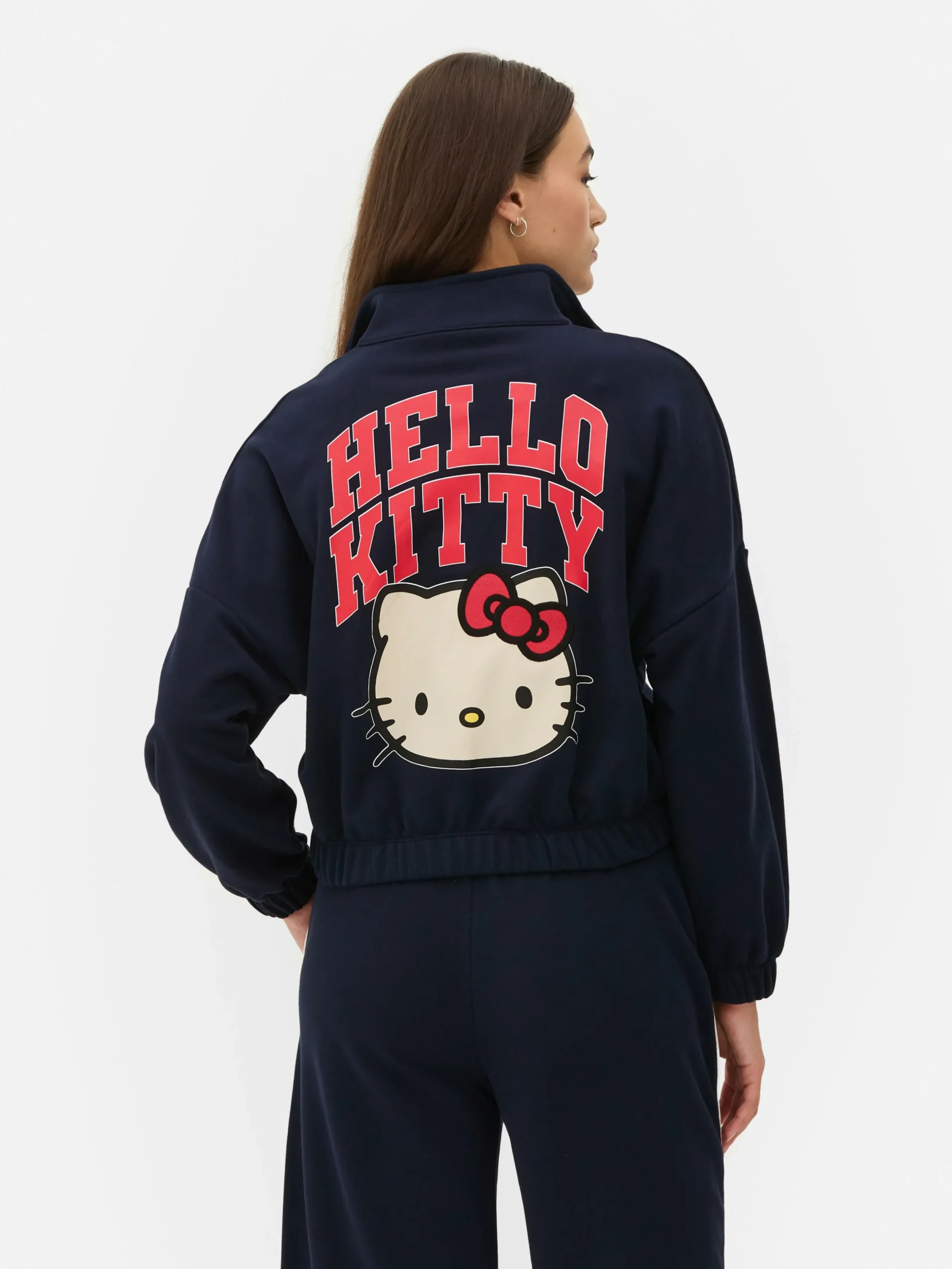 Sudadera Con Media Cremallera De Hello Kitty
