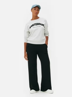 Sudadera Con Mensaje En El Pecho