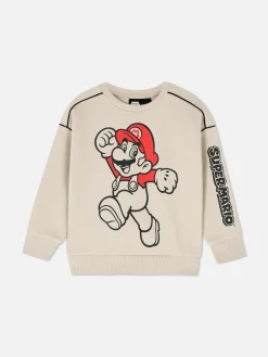 Sudadera Con Ribetes De Super Mario