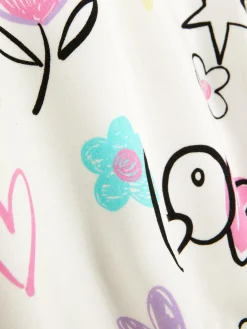 Sudadera De Cuello Redondo Con Estampado Gráfico