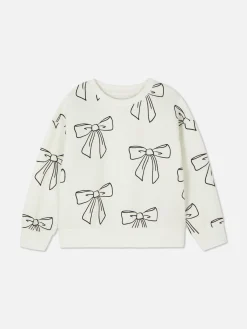 Sudadera De Cuello Redondo Con Estampado Gráfico