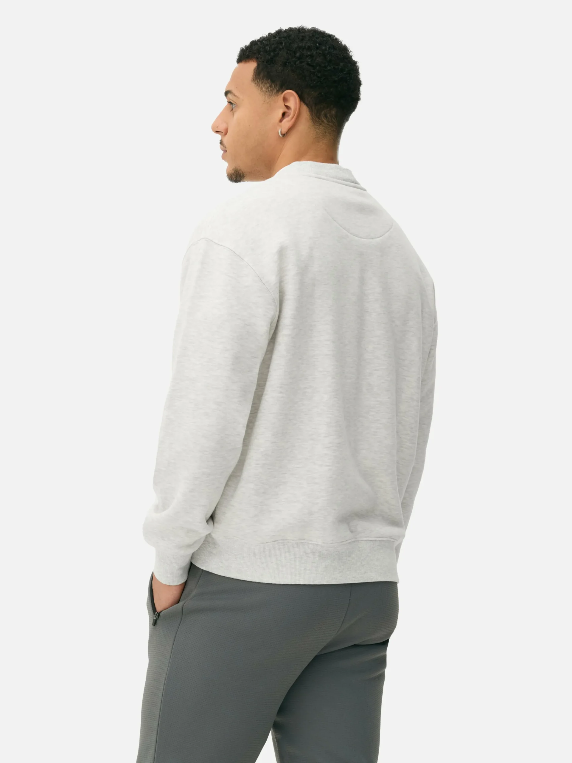 Sudadera De Cuello Redondo Extragrande