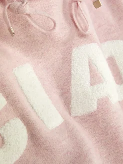 Sudadera De Punto Con Capucha Y Mensaje