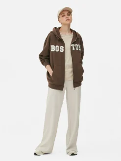 Sudadera Extragrande Con Capucha Y Cremallera