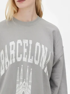 Sudadera Extragrande De Barcelona
