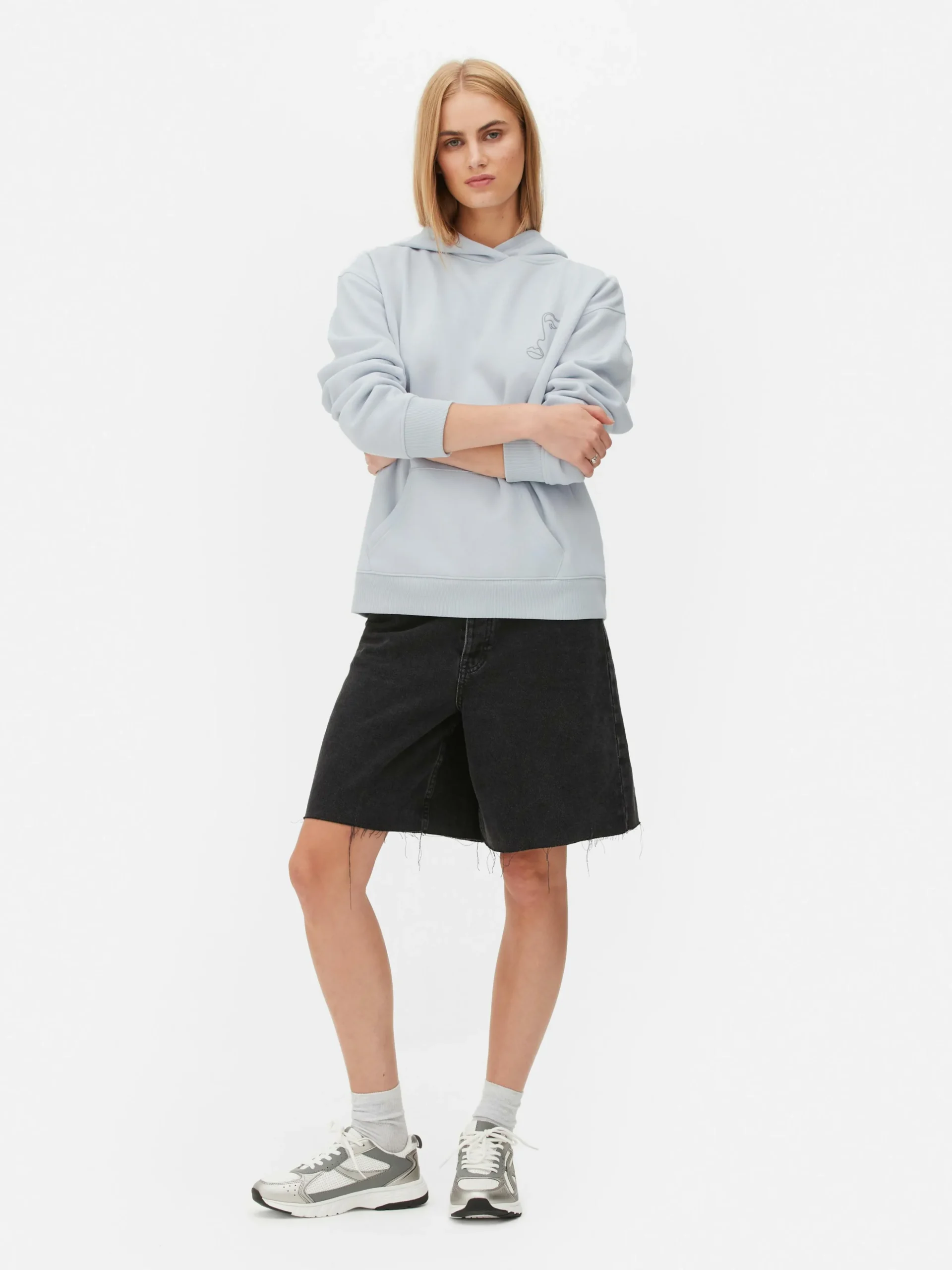 Sudadera Gráfica Combinable Con Capucha