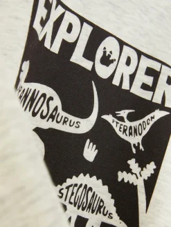 Sudadera Gráfica De Cuello Redondo