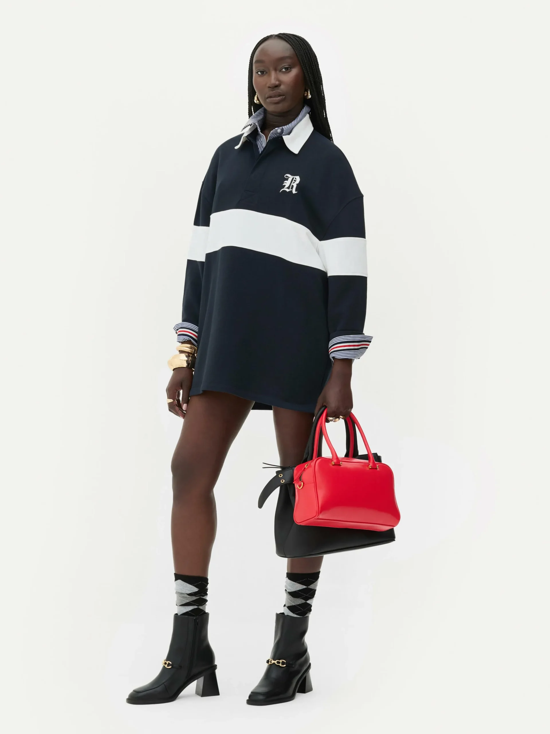 Sudadera Tipo Polo Extragrande De Rita Ora