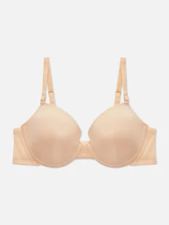 Sujetador Satinado Con Relleno Y Sin Costuras, A-D
