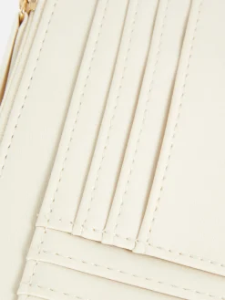 Tarjetero Acolchado Con Inicial