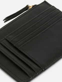 Tarjetero Acolchado Con Inicial