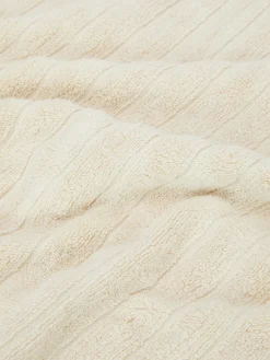 Toalla De Baño Acanalada Con Textura