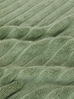 Toalla De Baño Acanalada Con Textura