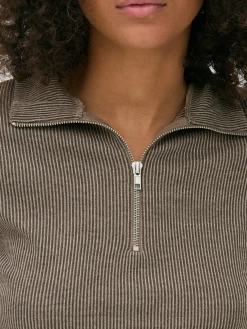 Top Con Cremallera De 1/4 Combinable