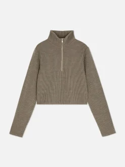 Top Con Cremallera De 1/4 Combinable