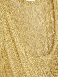 Top De Punto Acanalado Sin Mangas De The Edit