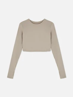 Top Deportivo Corto De Manga Larga De Rita Ora