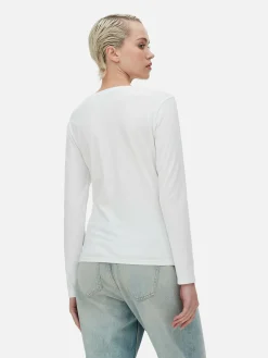 Top Elástico De Manga Larga