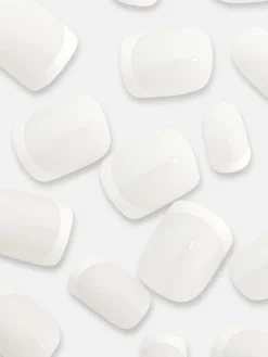 Uñas Postizas Brillantes Cuadradas De PS...