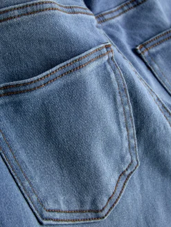 Vaqueros Ajustados Básicos De Tiro Medio