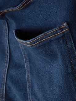 Vaqueros Ajustados Básicos De Tiro Medio