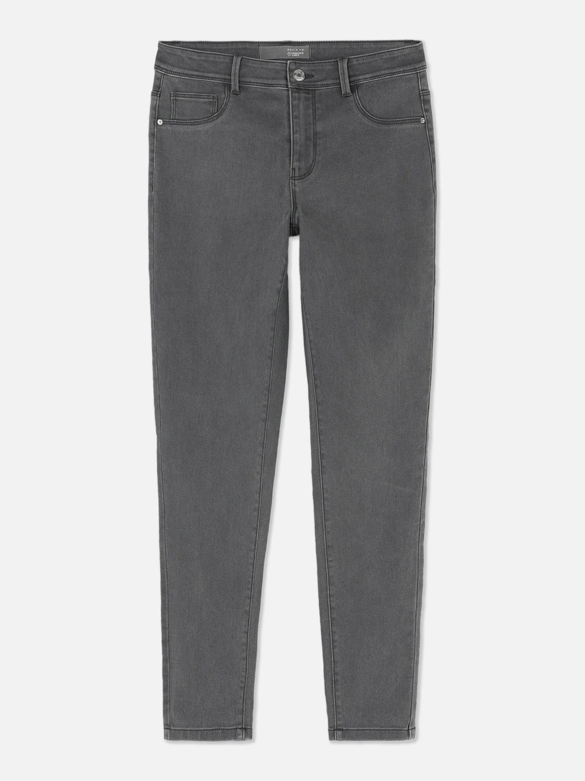 Vaqueros Ajustados Básicos De Tiro Medio