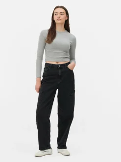 Vaqueros Cargo De Corte Globo