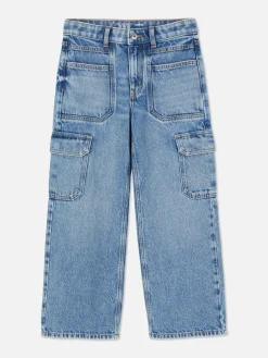 Vaqueros Cargo De Pernera Ancha