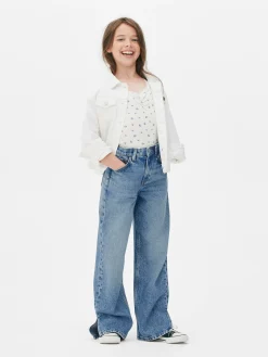 Vaqueros De Pernera Ancha Abierta