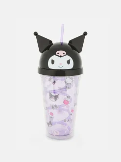 Vaso Con Pajita De Kuromi De Hello Kitty
