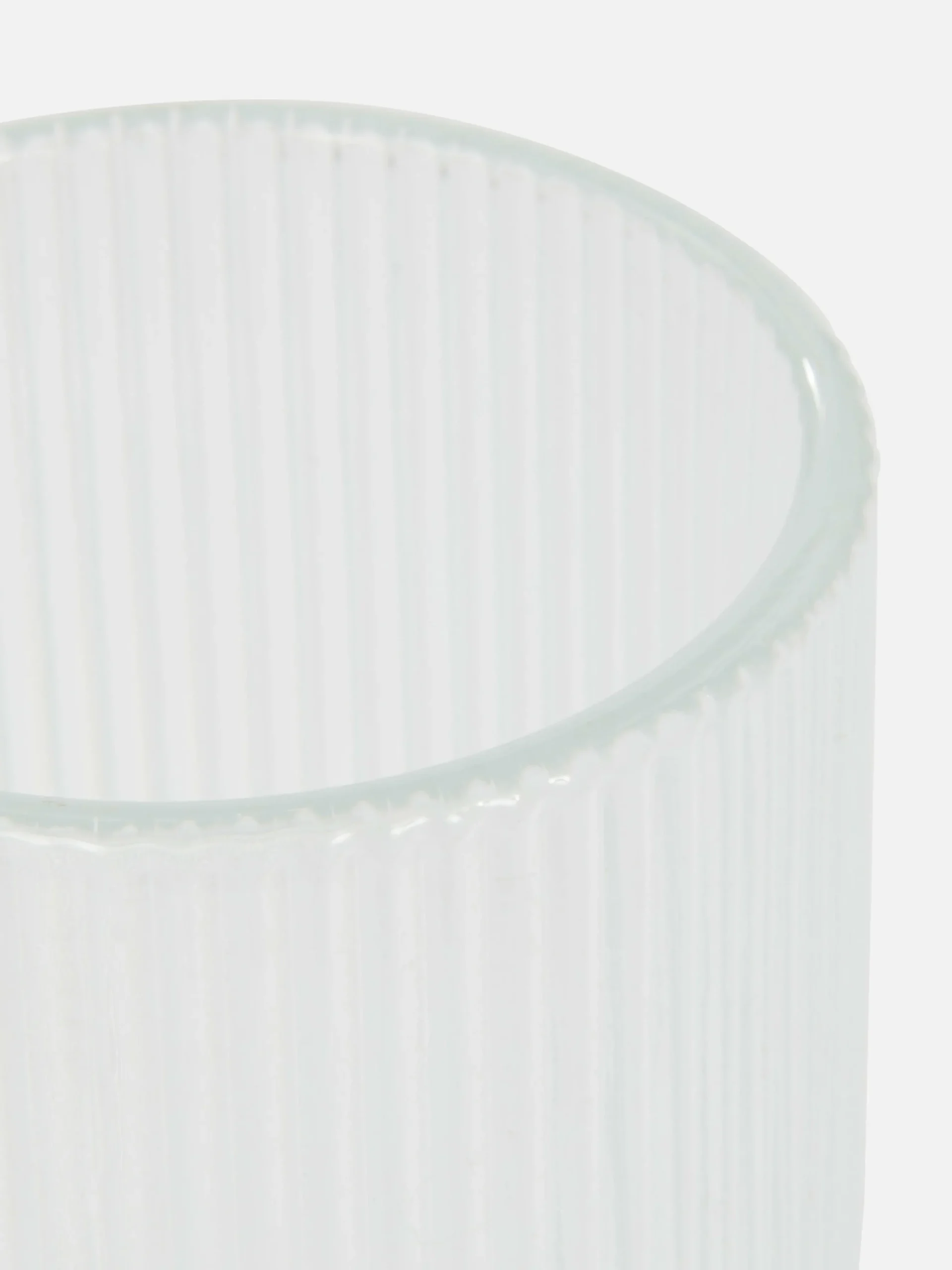 Vaso De Vidrio Estriado