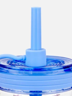 Vaso Transparente Con Pajita De Stitch De Disney