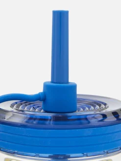 Vaso Transparente Y Pajita De Sonic, El Erizo