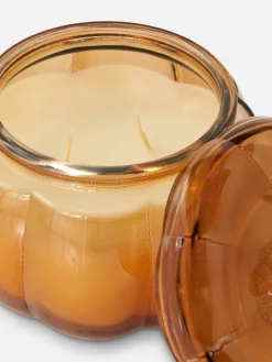 Vela En Forma De Calabaza Con Tapa