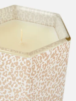 Vela En Recipiente Hexagonal