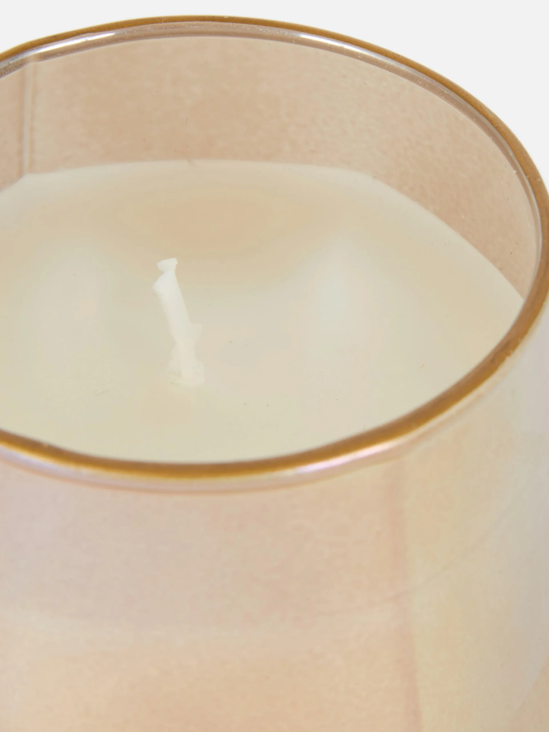 Vela En Tarro Hexagonal Iridiscente