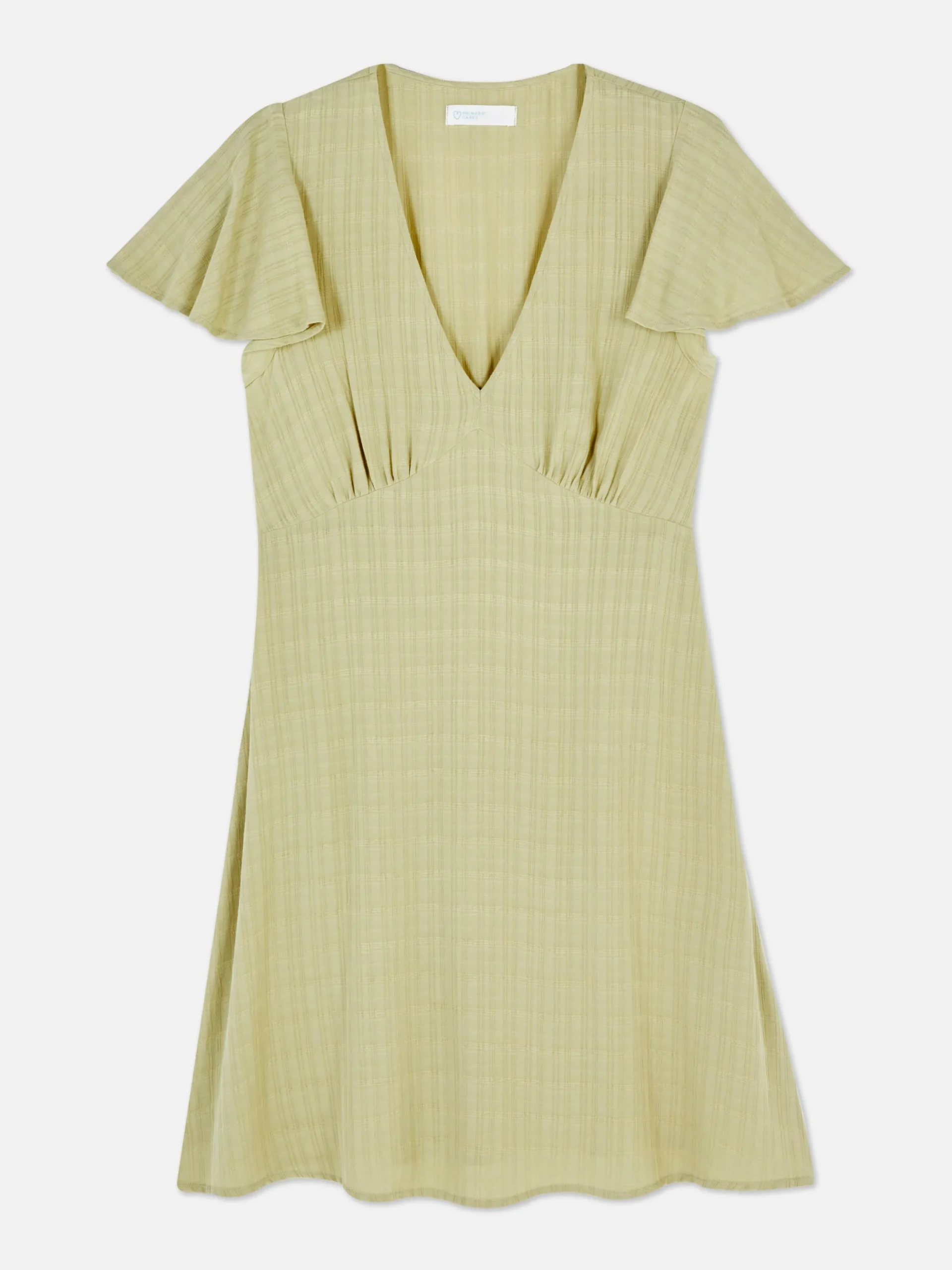 Vestido Corto De Manga Corta