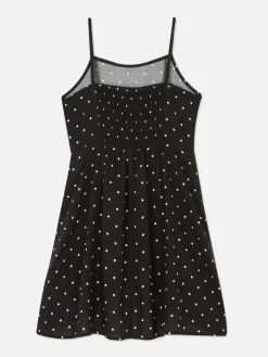 Vestido Estampado Con Tirantes Finos