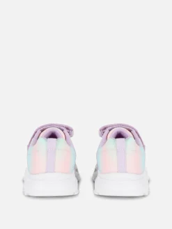 Zapatillas De Suela Gruesa Con Degradado De Color