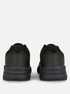 Zapatillas Deportivas Con Suela Gruesa Y Paneles