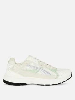 Zapatillas Deportivas Con Panel De Malla