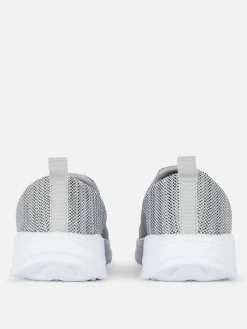 Zapatillas Sin Cordones Atléticas Tejidas